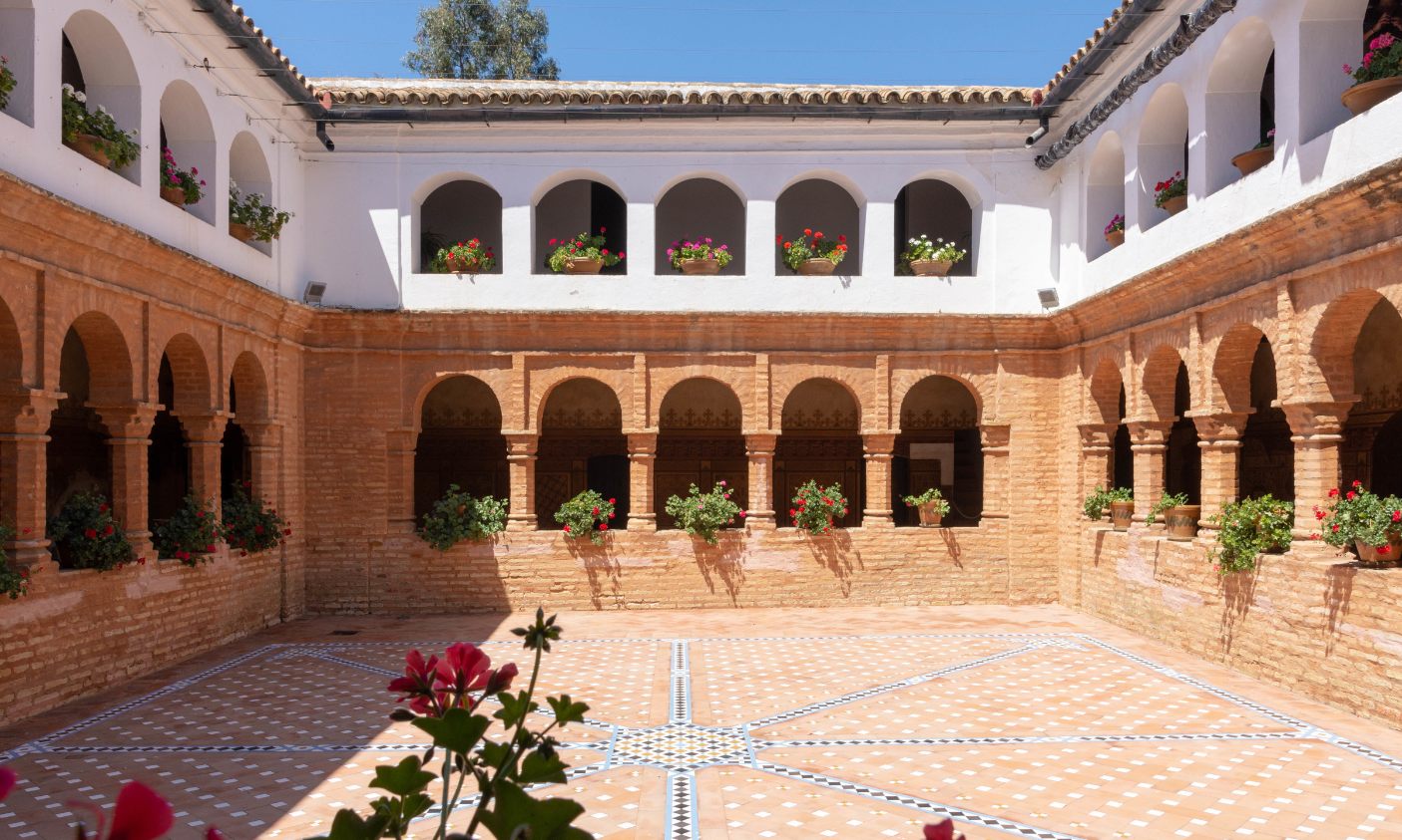 Monasterio de Santa María de La Rábida in Huelva, Spain, venue of the 5th Meeting of Cultural Route Managers of the Council of Europe in Spain.